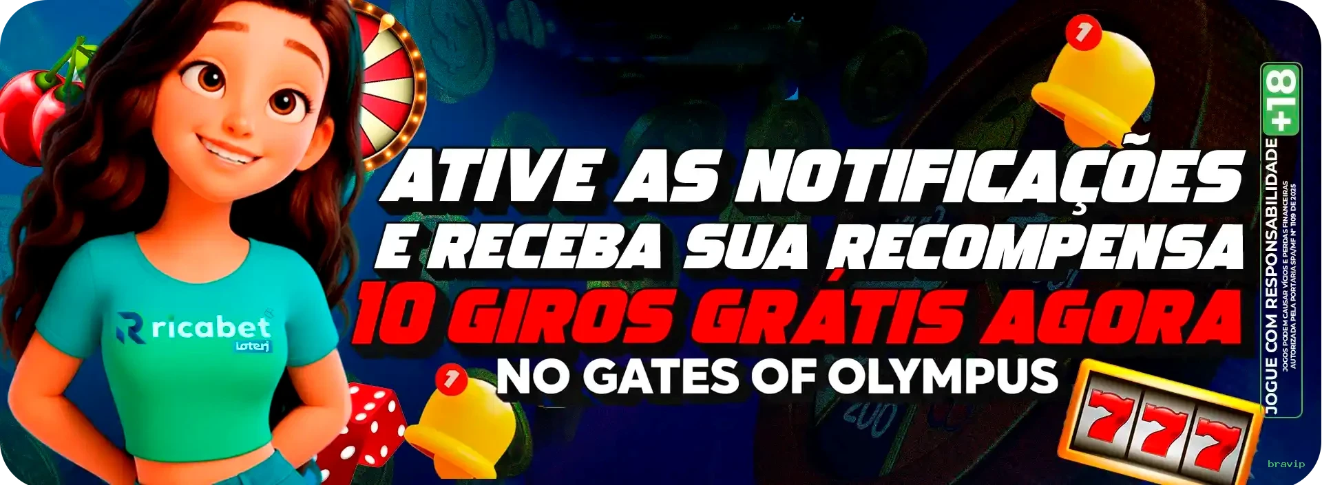 Jogos com maior RTP na bravip